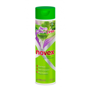 Après-Shampoing Super Aloe Vera Novex 300ml - Hydratation et Réparation
