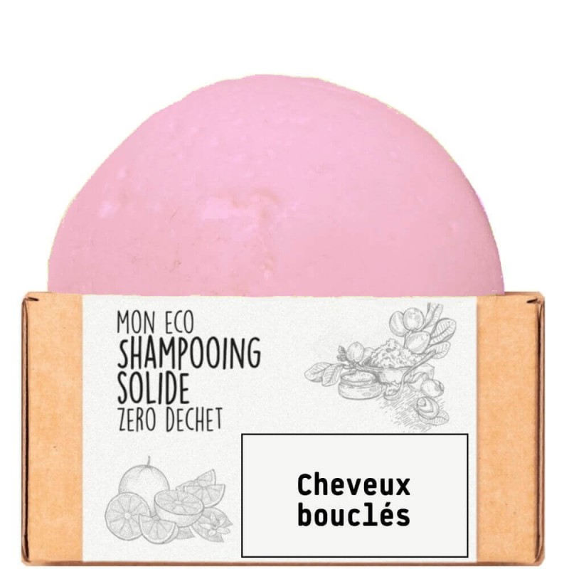 Shampoing solide cheveux bouclés marque Lissa Ô - Nuwee 65g